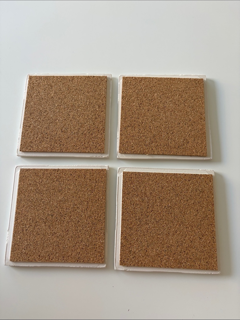 Vtg 2000 Casino Flamingo Laughlin Ceramic Coaster Set of 4 - Picture 6 of 6